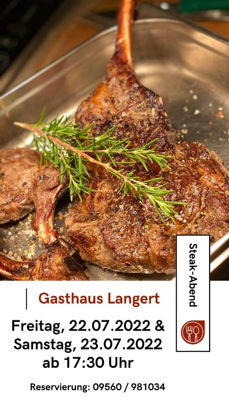 Steak-Abend Steak-Abend am 22.07.2022